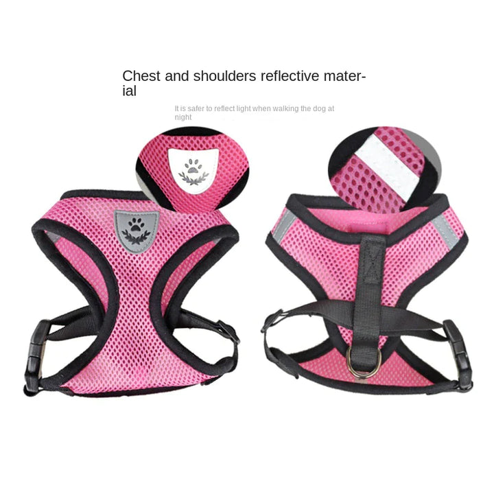 Cat /Dog Pet Harness Adjustable Control Vest Dogs Reflective S M L XL Leash