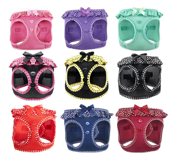 Polka Dot American River Choke Free Harnesses