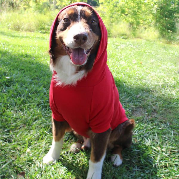 Flex Solid Dog Hoodies (95% Cotton / 5% Spandex)