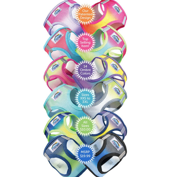 American River Choke Free Dog Harnesses - Ombre