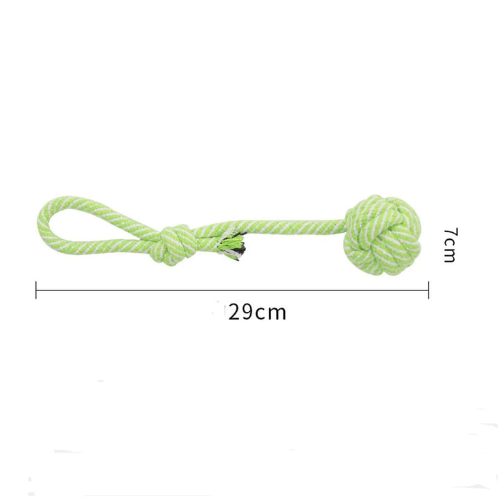 Puppy Dog Pet Toy Cotton Braid Shape Rope Chew Knot New Hand-Drawn Dog
