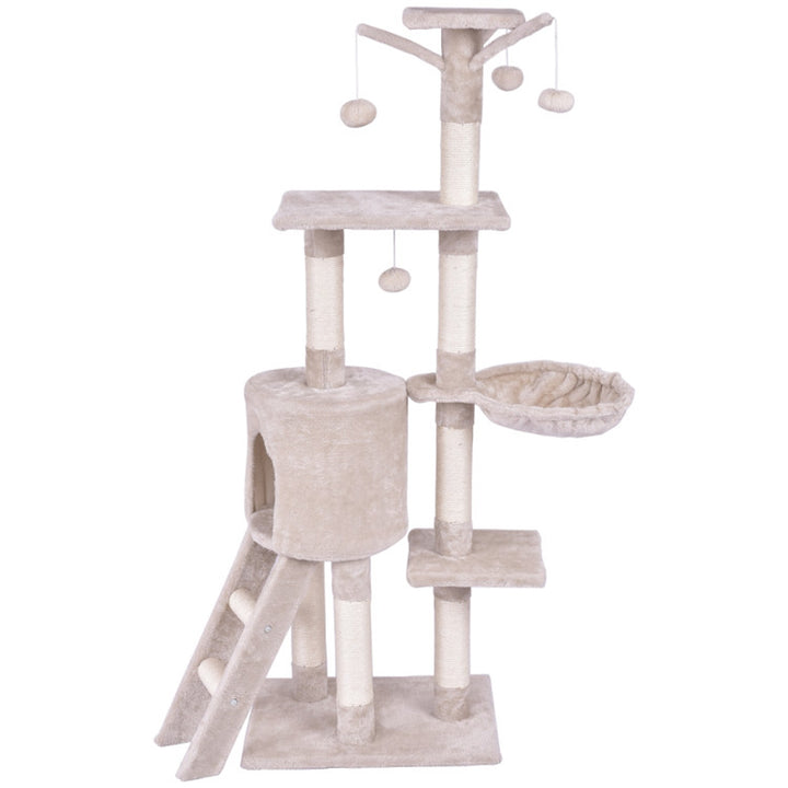 56 Inch Condo Scratching Posts Ladder Cat Play Tree