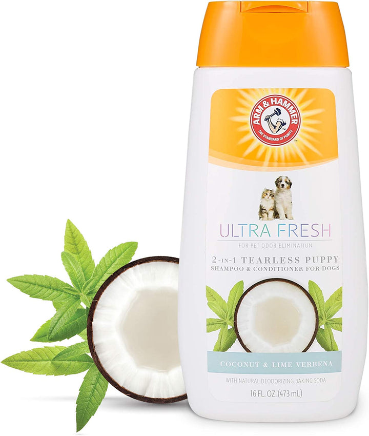 Ultra Fresh Dog Shampoos, Conditioners, and Sprays for Dogs |  Baking Soda Ingredient Helps Neutralize Bad Pet Odors for an Advanced Clean | Itch Relief Shampoo for Dogs