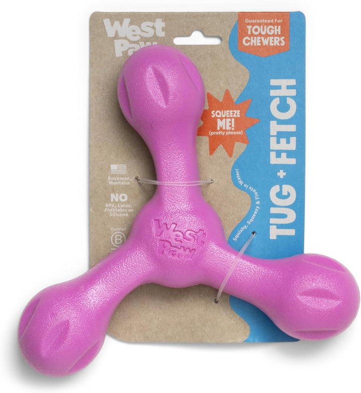 Zogoflex Air Skamp Tug-Of-War Stick Dog Chew Toy – Hollow, Squishy Interactive Toy for Dogs, Puppies – for Chewing, Catch, Carry, Fetch, Latex-Free, Large 8.5"