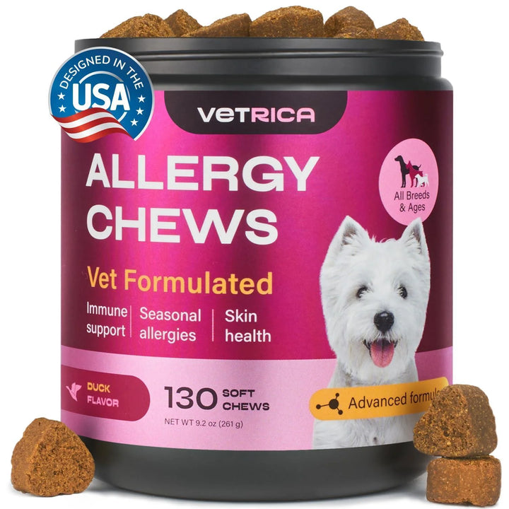 Dog Allergy Relief Chews Dog Itching Skin Relief anti Itch for Dogs Dog Itch