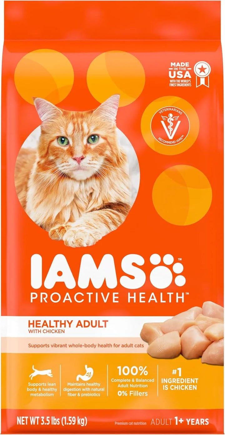 PROACTIVE HEALTH Adult Healthy Dry Cat Food with Chicken Cat Kibble, 3.5 Lb. Bag