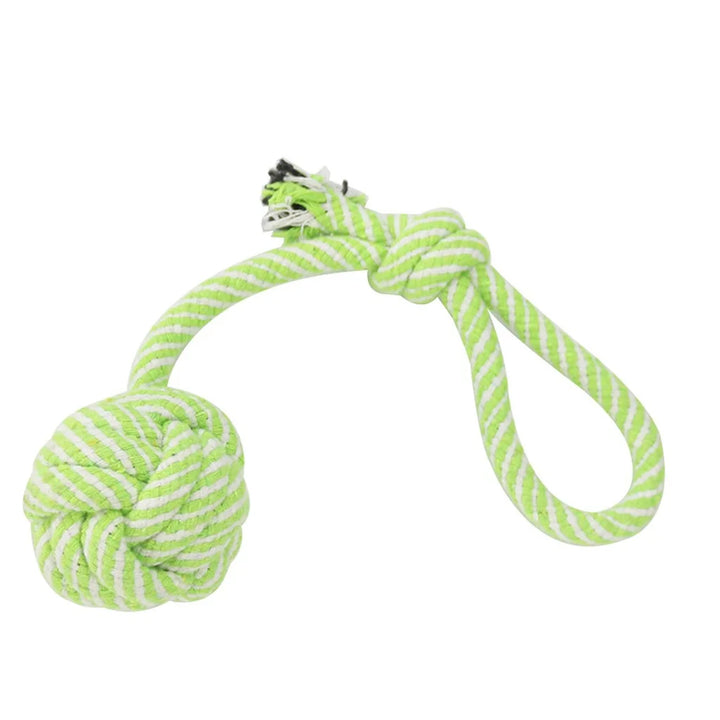 Puppy Dog Pet Toy Cotton Braid Shape Rope Chew Knot New Hand-Drawn Dog