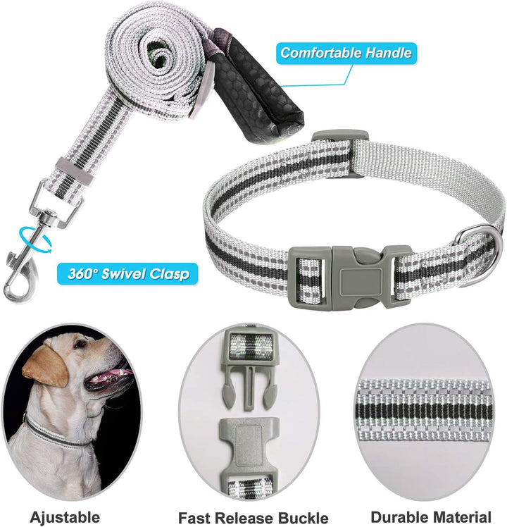 Small Dog Harness,Puppy Harness,Adjustable Leash and Collar Set for Small Dogs,Step-In Dog Harness,3M Reflective Pet Dog Vest for Small Medium Puppy