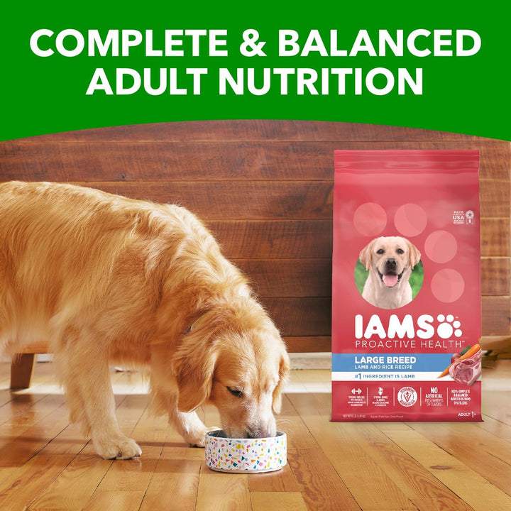 Large Breed Adult Dry Dog Food Lamb & Rice Recipe, 15 Lb. Bag