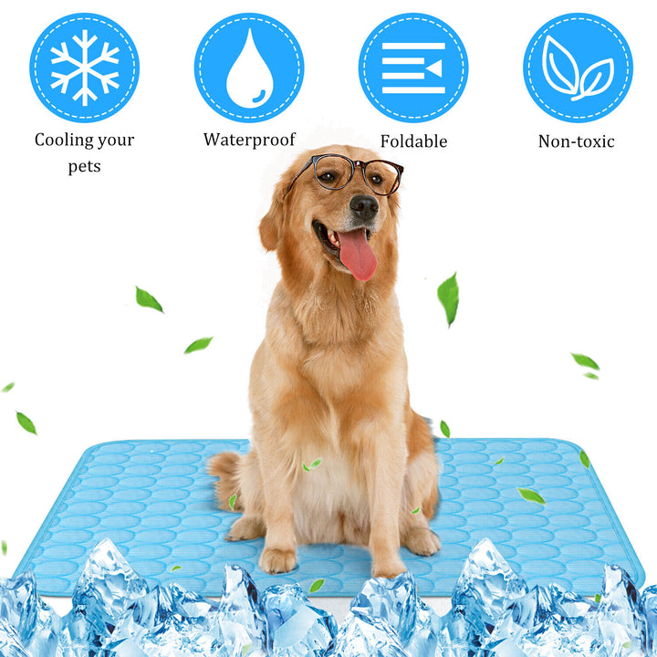 Pet Cooling Mat Cool Pad Cushion Dog/ Cat Puppy Blanket for Summer Sleeping Bed Dog Cooling Bed Pet Cooling Mat