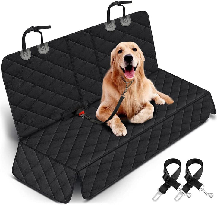 Dog Car Seat Cover, Protector Waterproof Non-Slip Bench Car Seat Cover,  Fits Middle Armrest for Most Cars Trucks SUVs - Black