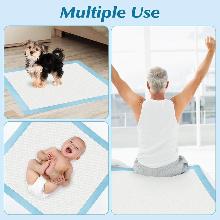 Pet Puppy Training Pads, 5-Layer Leak-Proof Pee Pads, 20 Count Disposable Dog Pee Pet Pads(17.7 X 13 Inches)