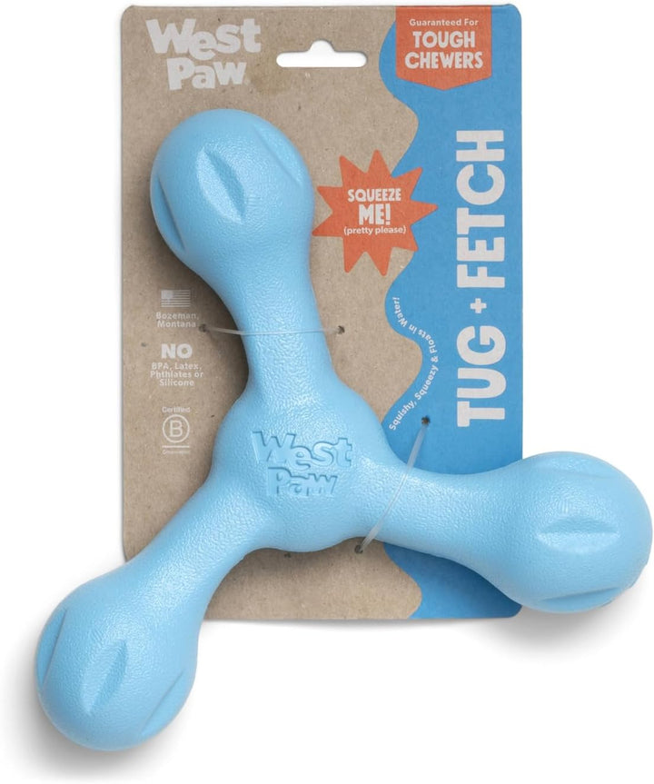 Zogoflex Air Skamp Tug-Of-War Stick Dog Chew Toy – Hollow, Squishy Interactive Toy for Dogs, Puppies – for Chewing, Catch, Carry, Fetch, Latex-Free, Large 8.5"