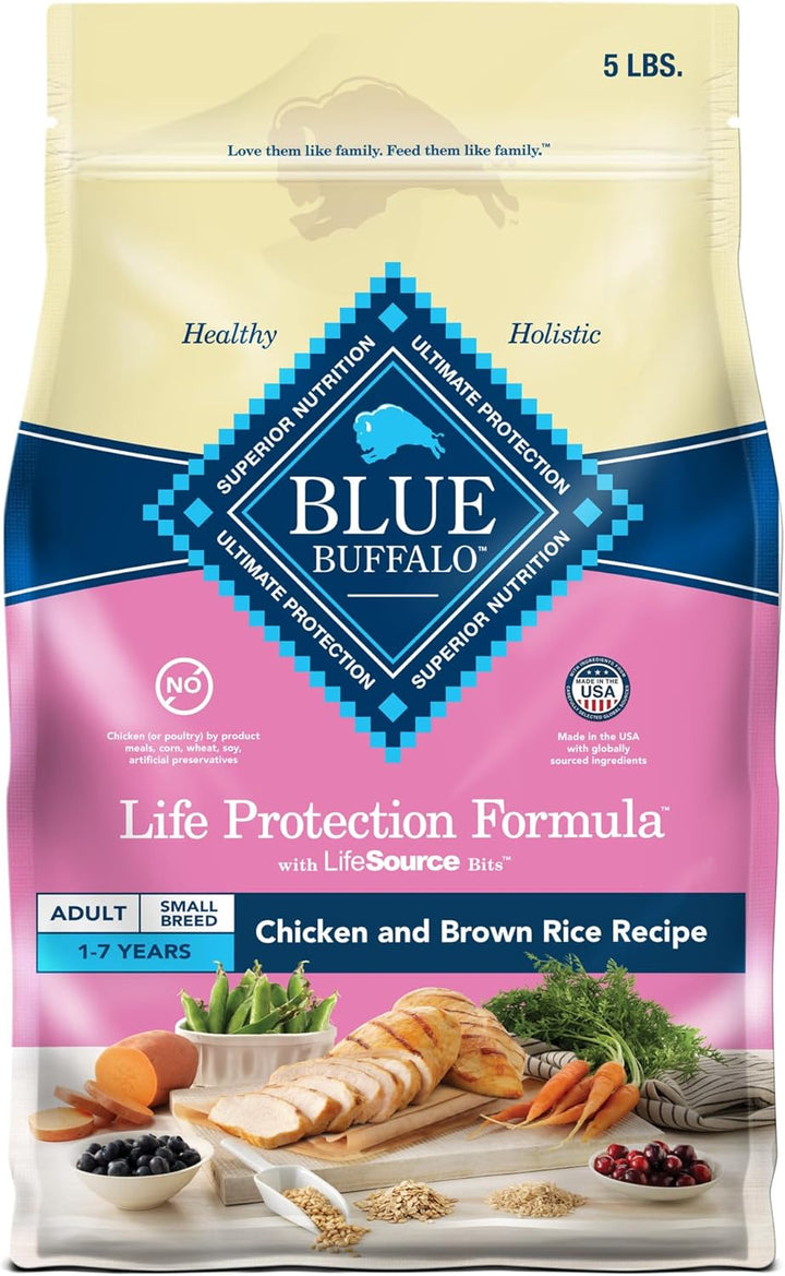 Life Protection Formula Natural Adult Small Breed Dry Dog Food, Chicken and Brown Rice 6-Lb