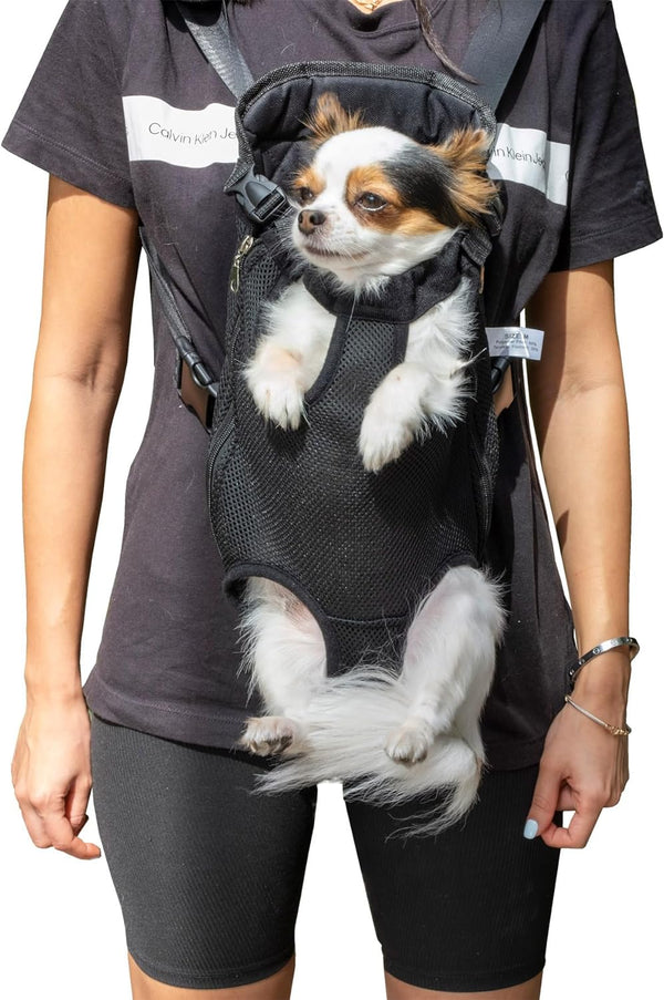 - Pet Adjustable Dog Carrier Backpacks, Hiking Travel Backpack, Puppy Backpack, Dog Front Carrier