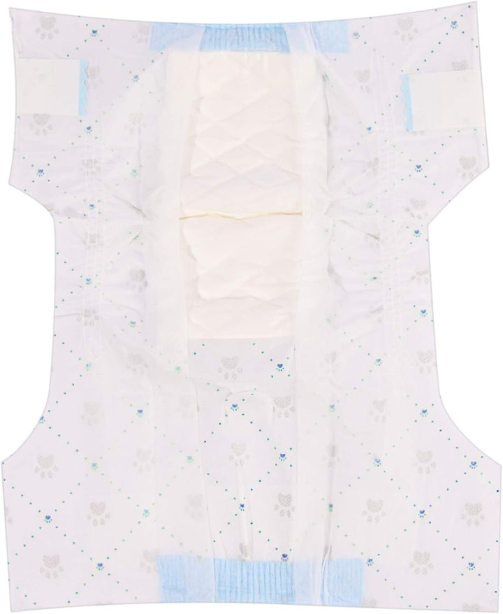 Pets for Pets Female Dog Diapers, Size Small, Ultra-Absorbent, Adjustable Girl Dog Diapers with Leak-Proof Protection and Wetness Indicator (Pack of 1, 12 Count Total)