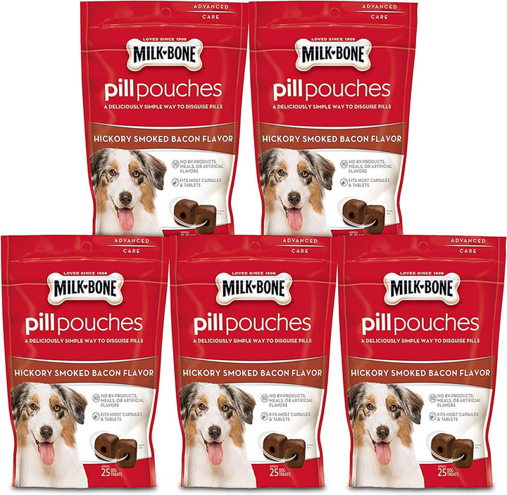 Pill Pouches with Real Chicken Dog Treats, 6 Ounce Bag (Pack of 5)