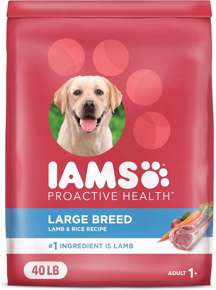Large Breed Adult Dry Dog Food Lamb & Rice Recipe, 15 Lb. Bag