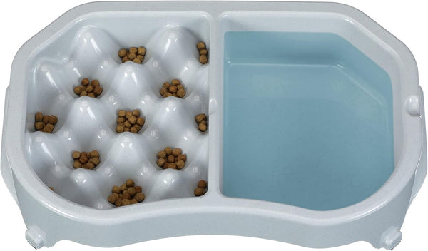 Slow Feeder - Fun, Healthy, Stress Free Dog Bowl Helps Stop Bloat Prevents Obesity Improves Digestion 
