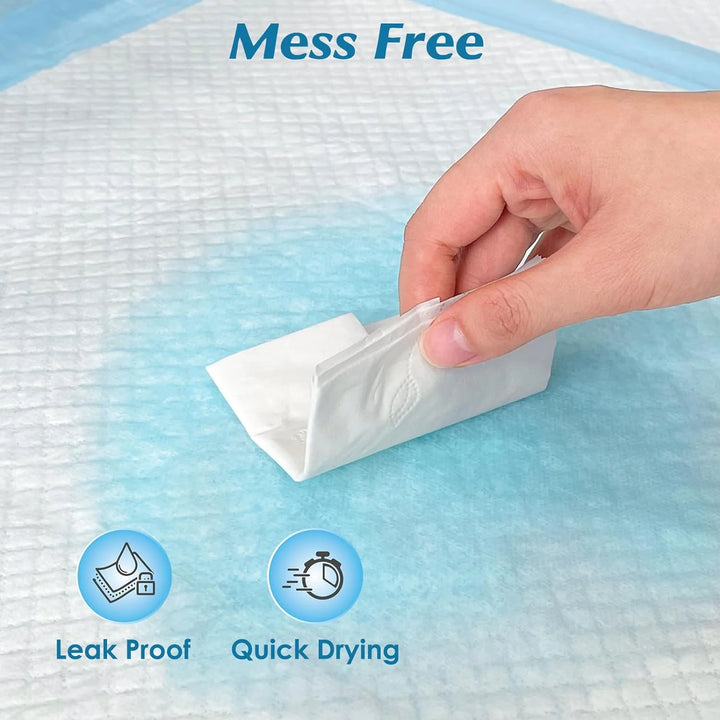Pet Puppy Training Pads, 5-Layer Leak-Proof Pee Pads, 20 Count Disposable Dog Pee Pet Pads(17.7 X 13 Inches)