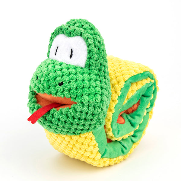 Snake Snuffle Squeaky Dog Toy Stress Relief Game, Dog Puzzle Plush IQ Training, Dog Chew Toy Treat Dispenser